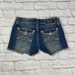 {Miss Me} Cut Off Denim Jean Shorts Sz 27